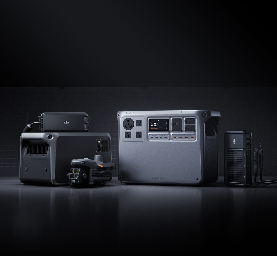 DJI Power 2000 محطة طاقة محمولة 2048Wh بقدرة 3000W