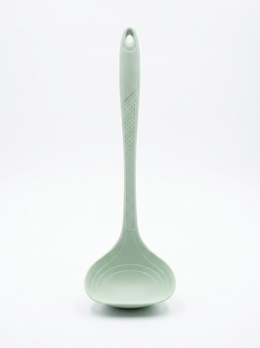 Purple Silicone Soup Ladle – Kitchen Serving and Cooking Spoon