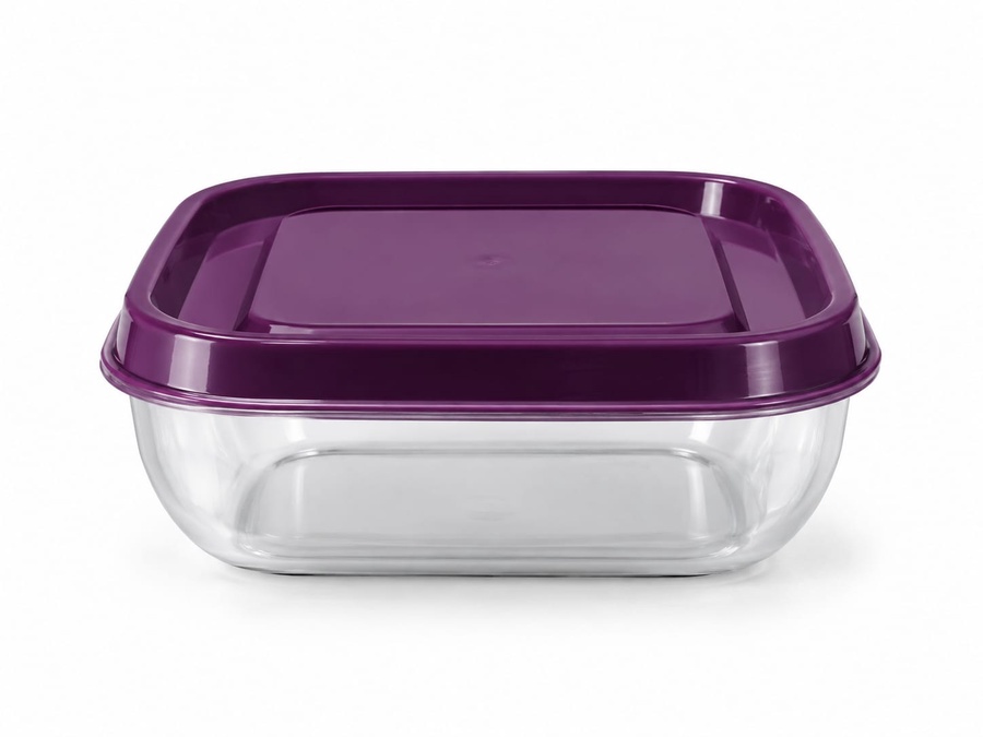 4-Piece Plastic Food Storage Containers Set