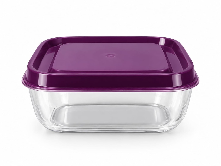4-Piece Plastic Food Storage Containers Set