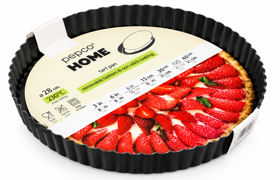 Tart Pan with Removable Base 28 cm Non-Stick