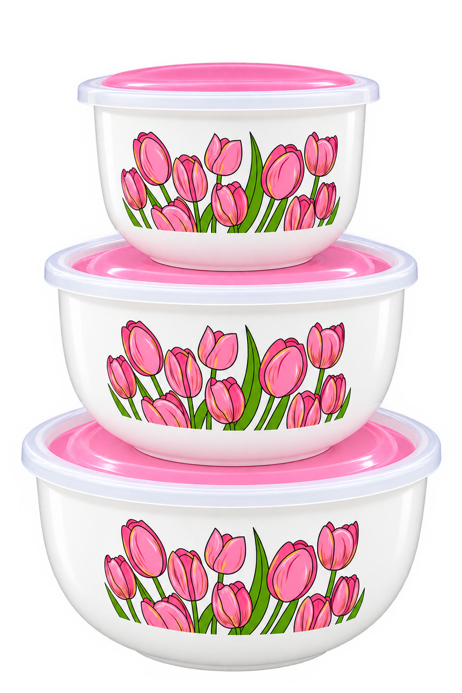 3-Piece Food Storage Container Set with Lids