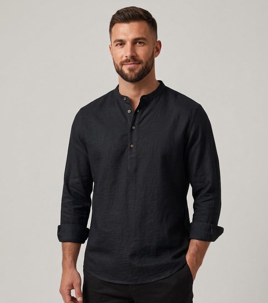 Oversized Button-Up Shirt | قميص اوفر سايز زراير