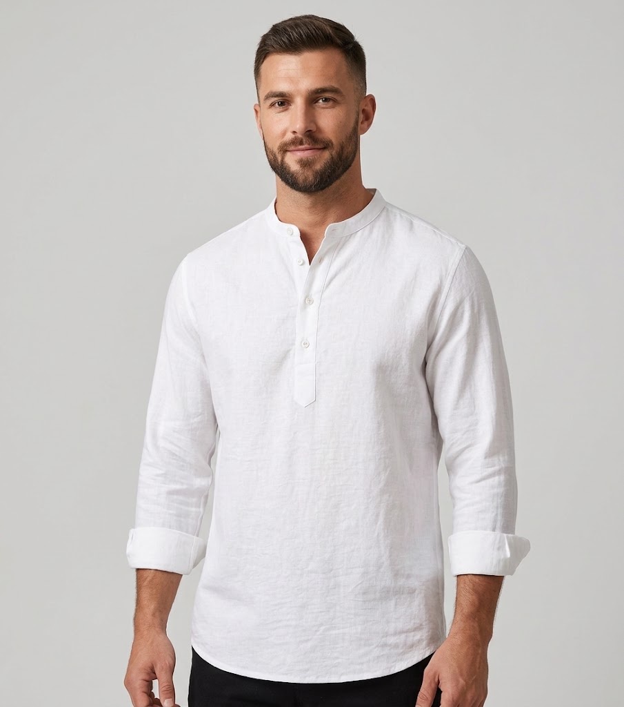 Oversized Button-Up Shirt | قميص اوفر سايز زراير