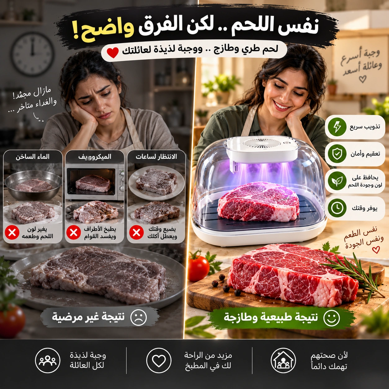 استخدام جهاز التذويب والتعقيم