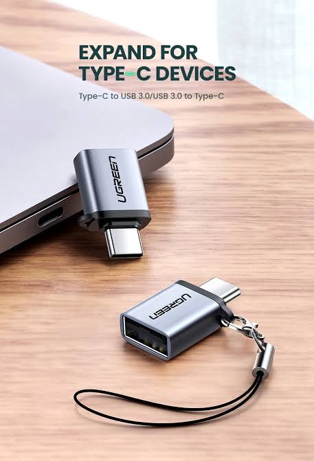 محول أو تي جي من يوجرين من منفذ تايب سي إلى يو إس بي إيه -UGREEN OTG Type-C to USB- A Adapter-US270 (ضمان 24 شهر)