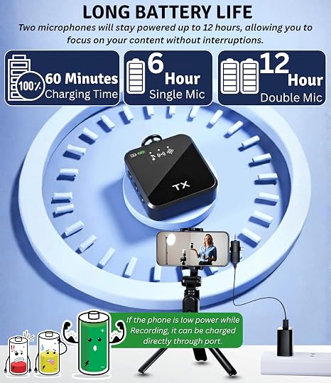 F11-2 2.4Ghz Wireless Lavalier Microphone System