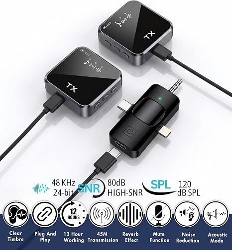 F11-2 2.4Ghz Wireless Lavalier Microphone System
