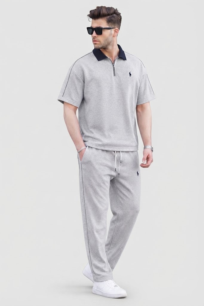 ترنج بولو ياقه | Polo Collar Tracksuit