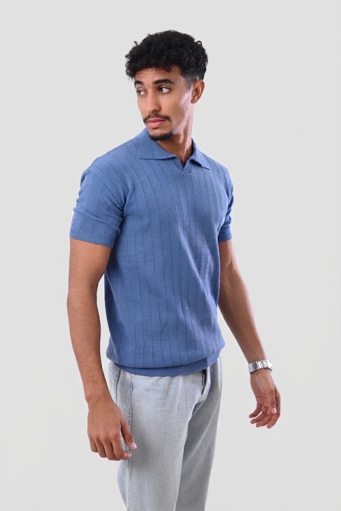 تيشيرت تريكو مضلع |Ribbed Knit T-Shirt