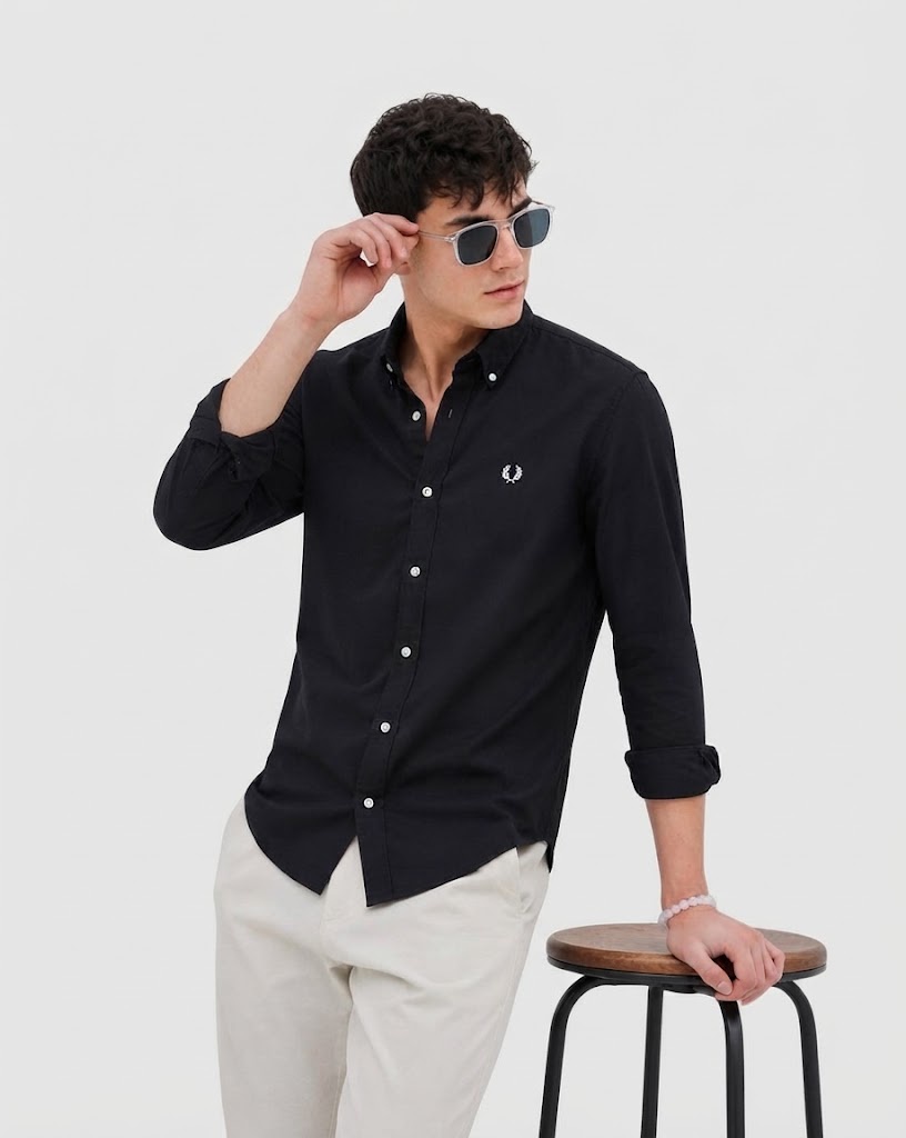 قميص اكسفورد ساده | Plain Oxford Shirt