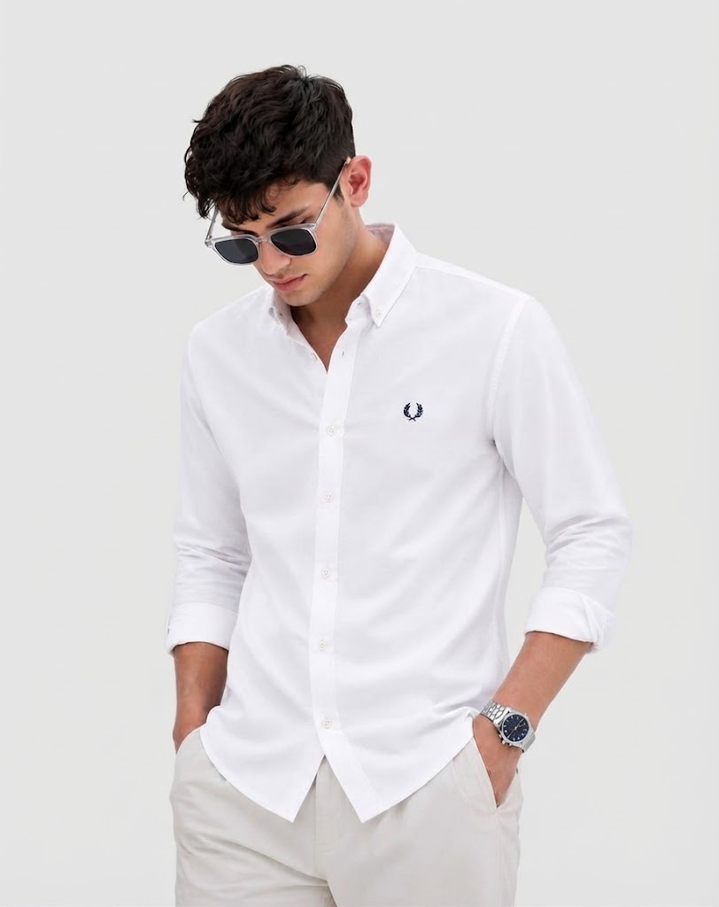 قميص اكسفورد ساده | Plain Oxford Shirt