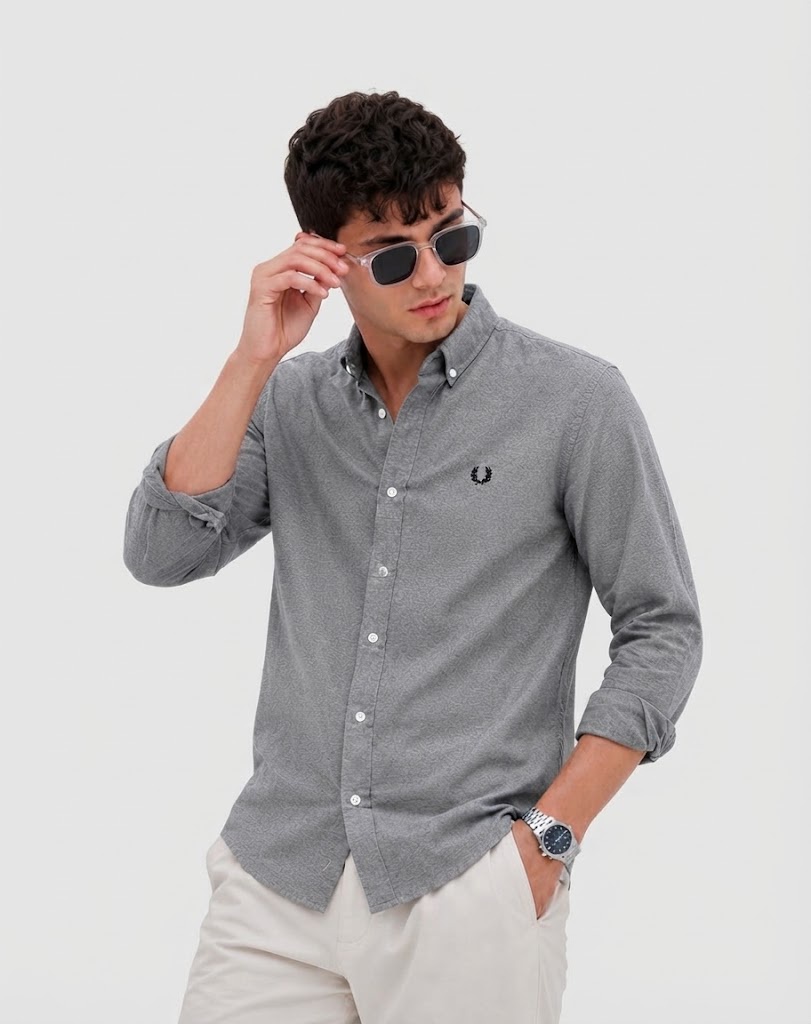 قميص اكسفورد ساده | Plain Oxford Shirt