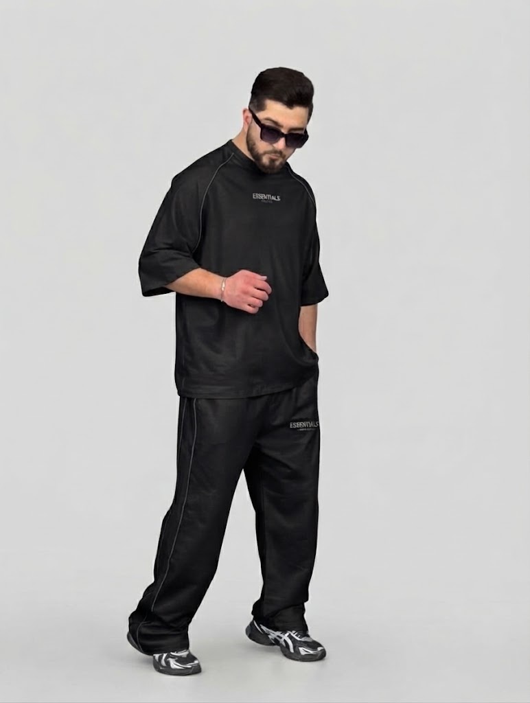 Two Basic Lines Oversized Tracksuit | ترنج Two basic lines اوفر سايز
