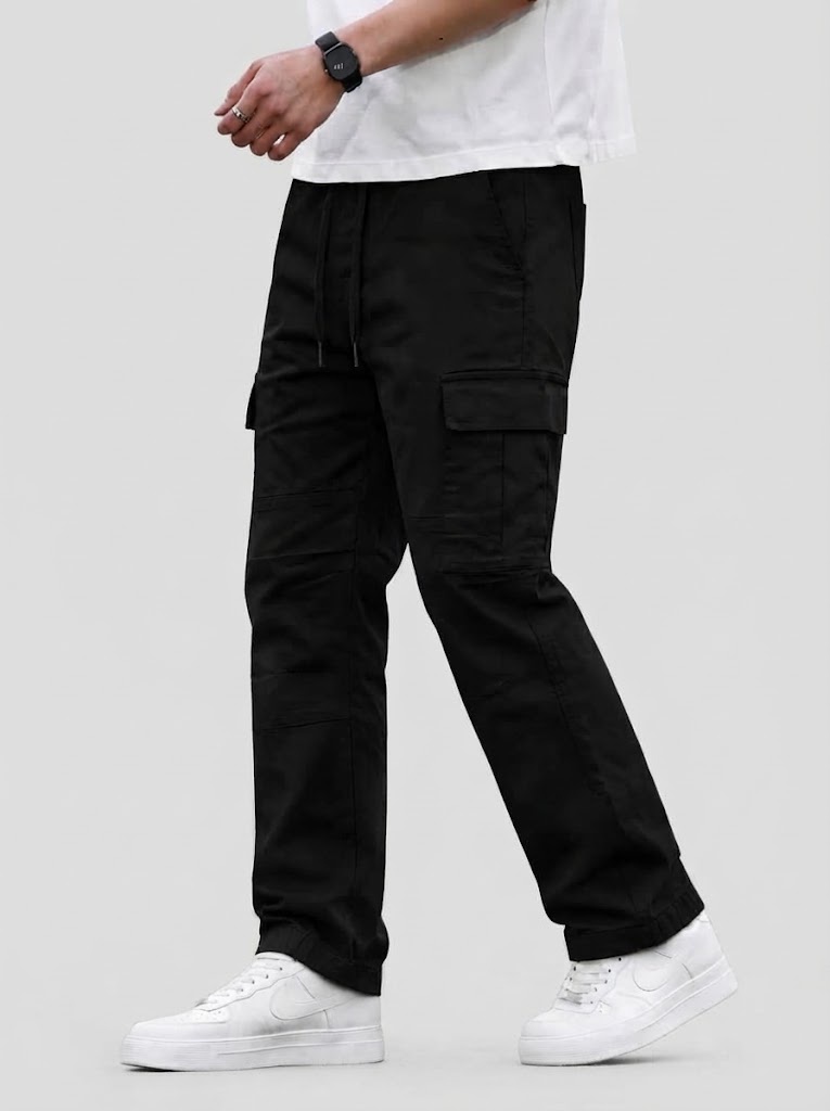 بنطلون جبردين كارجو | Gabardine Cargo Pants