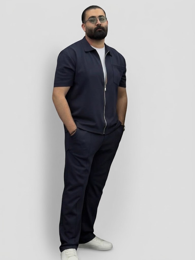 ترنج بسوسته شبابي | Youth Zip-Up Tracksuit for Men