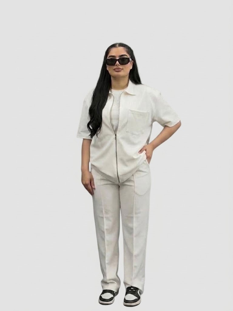 ترنج بسوسته بناتي | Youth Zip-Up Tracksuit for Women