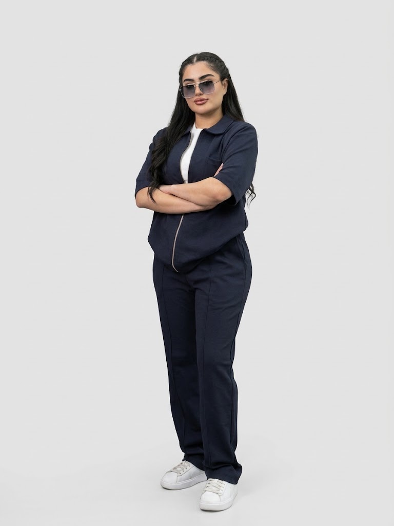ترنج بسوسته بناتي | Youth Zip-Up Tracksuit for Women