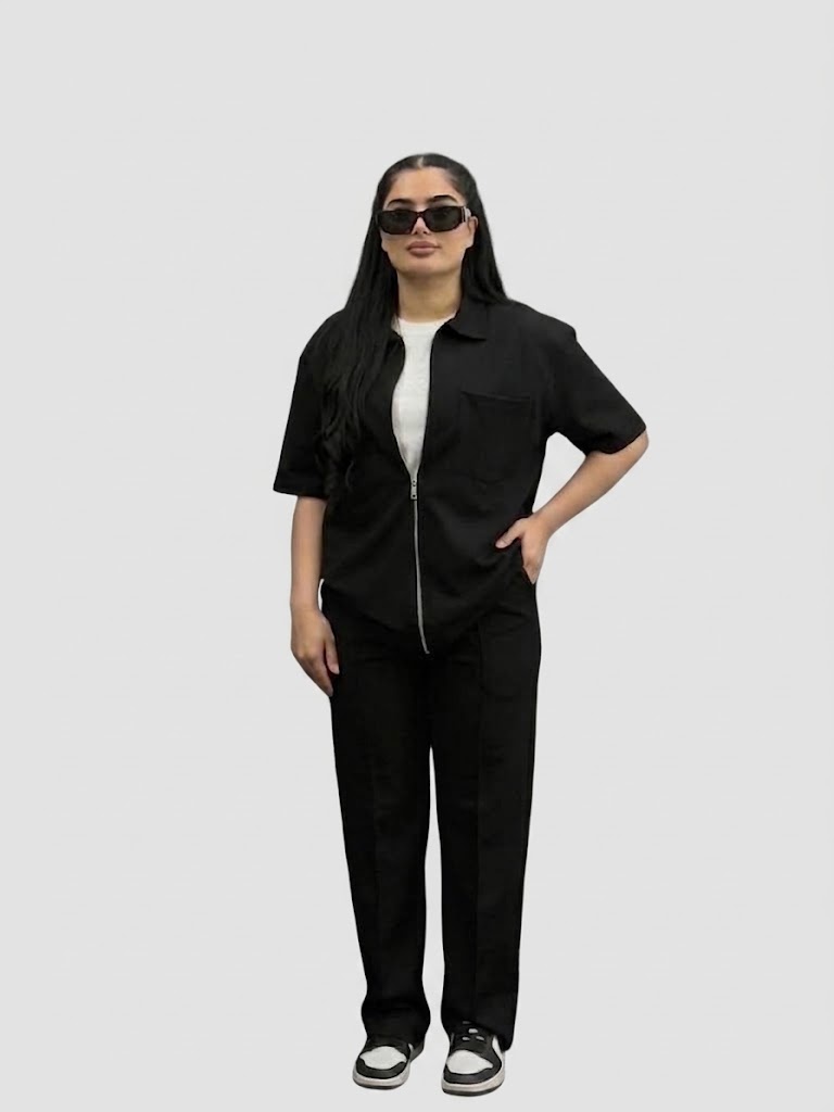 ترنج بسوسته بناتي | Youth Zip-Up Tracksuit for Women