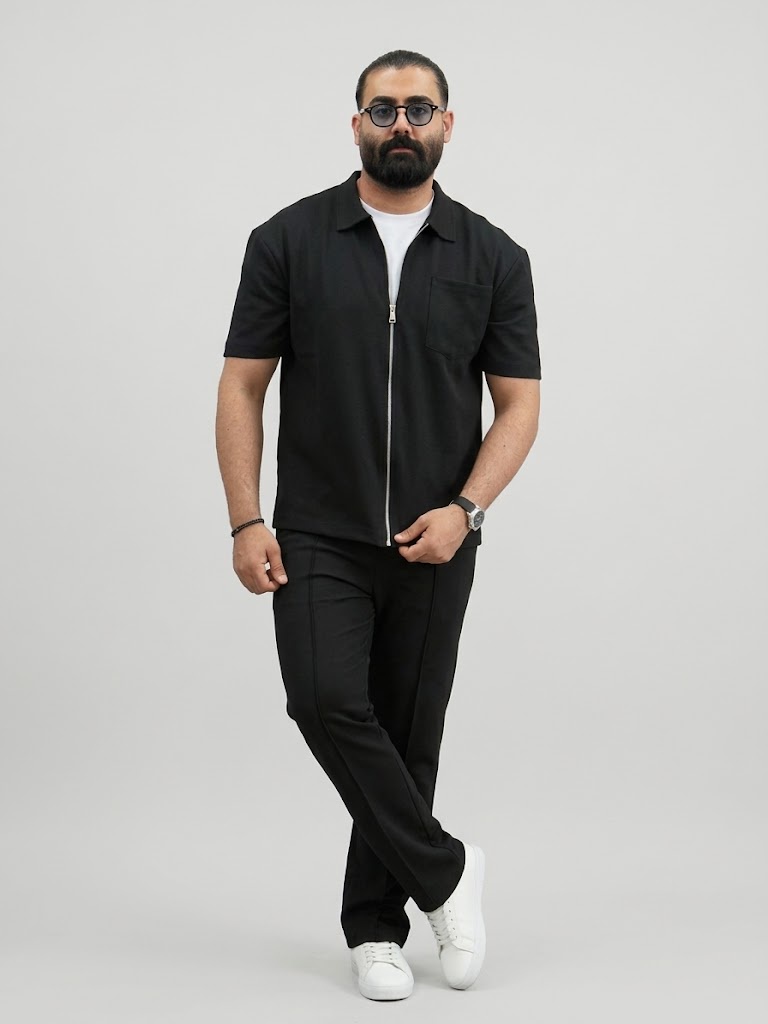 ترنج بسوسته شبابي | Youth Zip-Up Tracksuit for Men