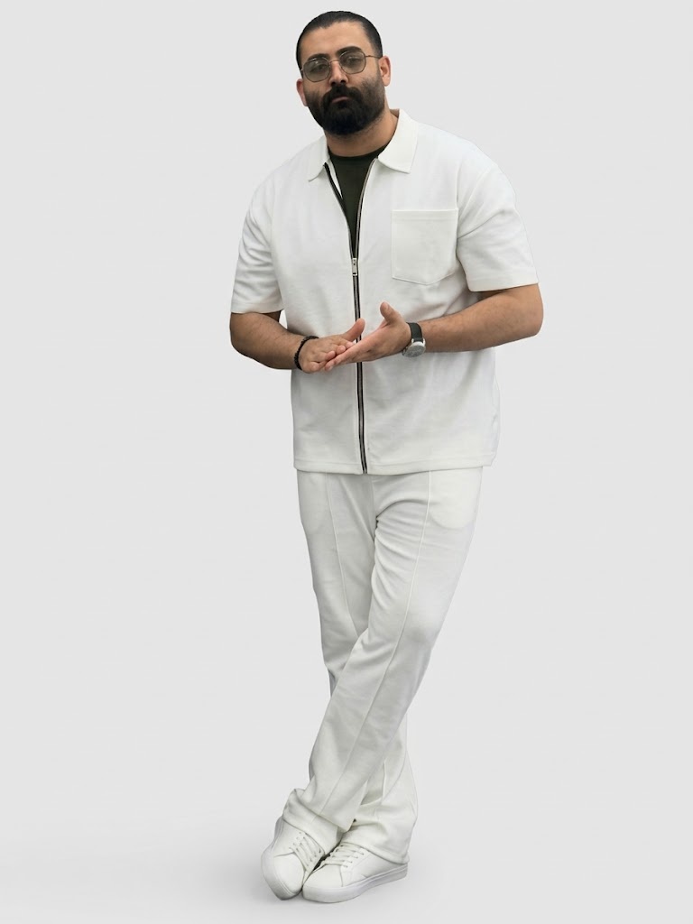 ترنج بسوسته شبابي | Youth Zip-Up Tracksuit for Men
