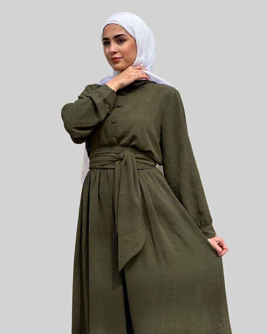سوت قطعتين بحزام | Two-Piece Belted Suit