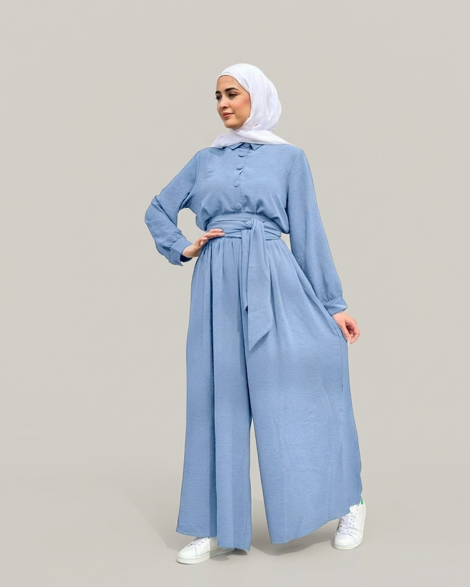 سوت قطعتين بحزام | Two-Piece Belted Suit