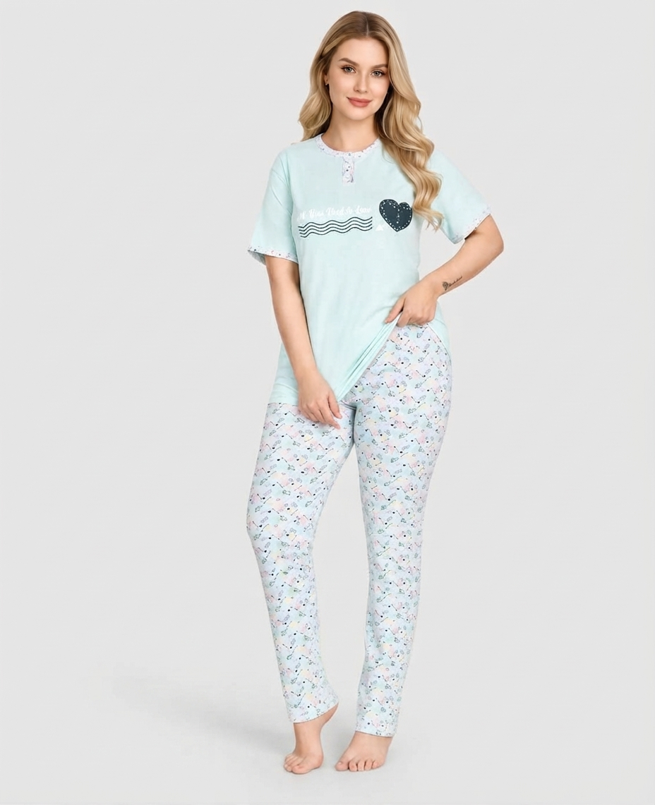Heart Print Pajama | بيجاما القلب