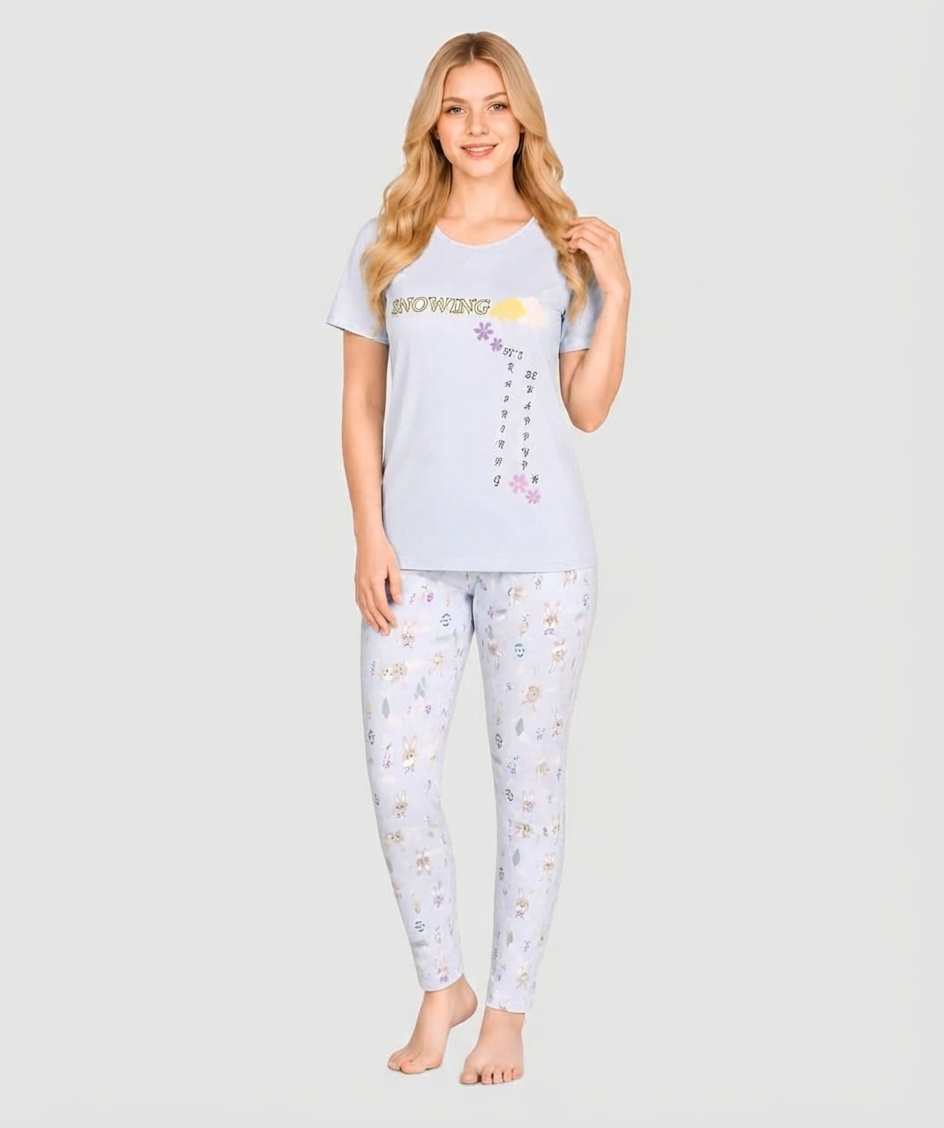 Floral Print Pajama | بيجاما ورود