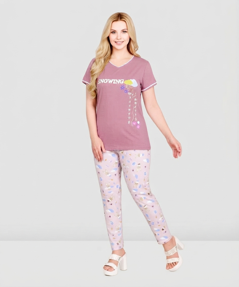 Floral Print Pajama | بيجاما ورود