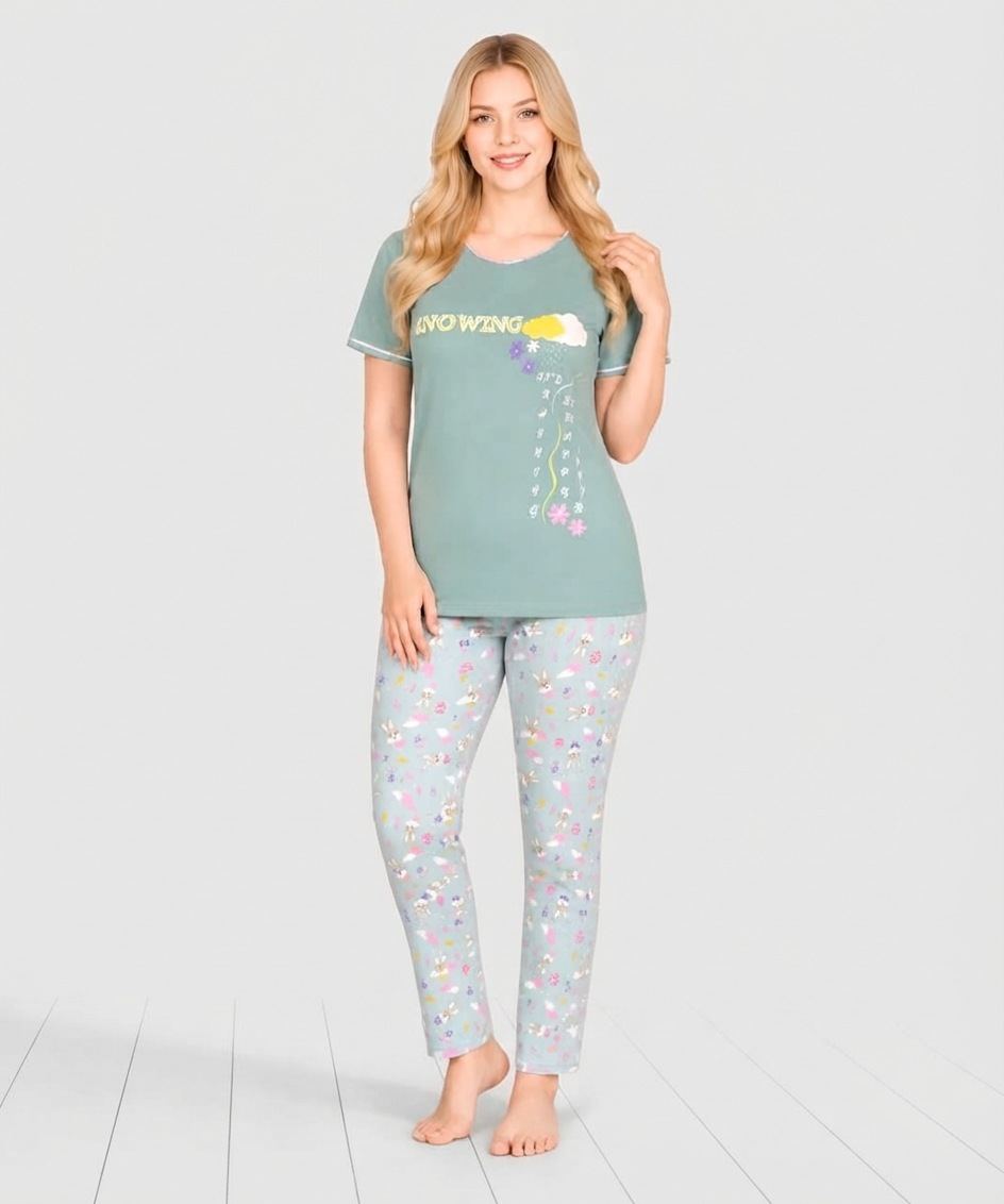 Floral Print Pajama | بيجاما ورود