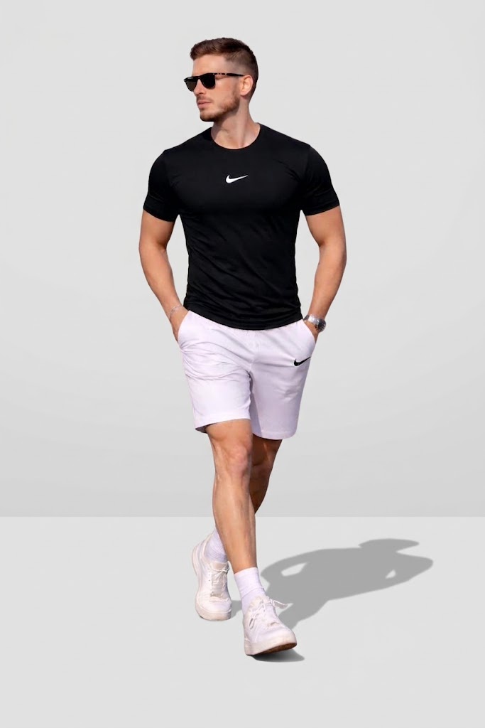 ترنج شورت v9 اوفر سايز | V9 Oversized Shorts Tracksuit