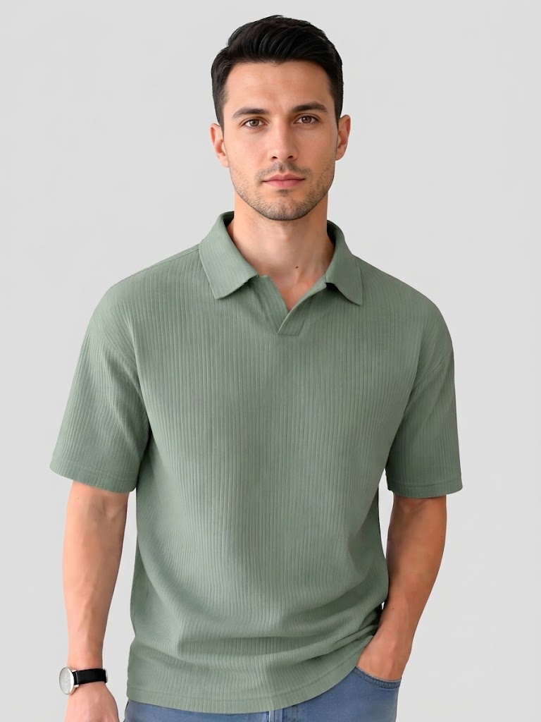 تيشيرت بولو كاردونية مقلم | Striped Cardonia Polo T-Shirt