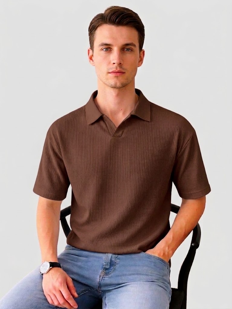 تيشيرت بولو كاردونية مقلم | Striped Cardonia Polo T-Shirt