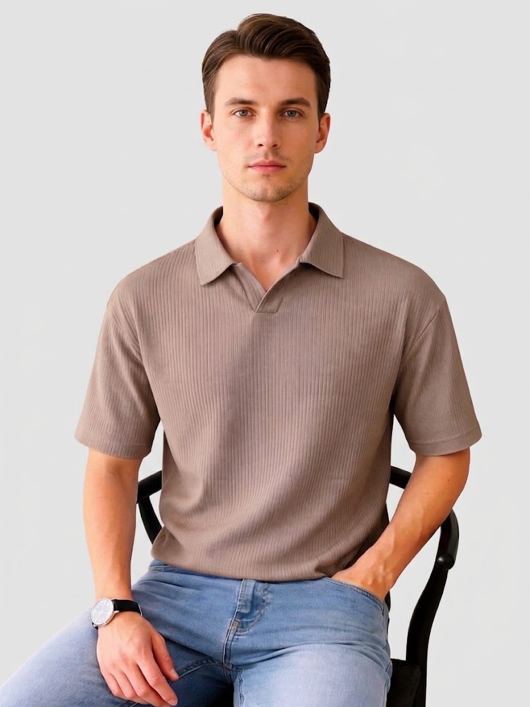 تيشيرت بولو كاردونية مقلم | Striped Cardonia Polo T-Shirt