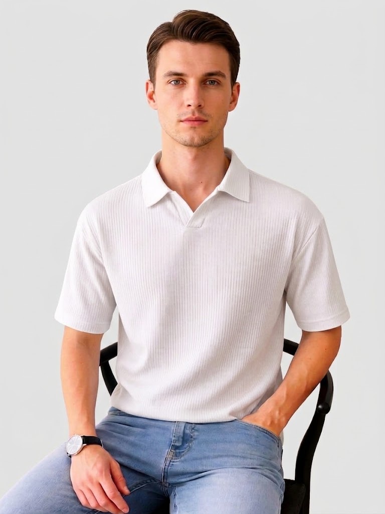 تيشيرت بولو كاردونية مقلم | Striped Cardonia Polo T-Shirt