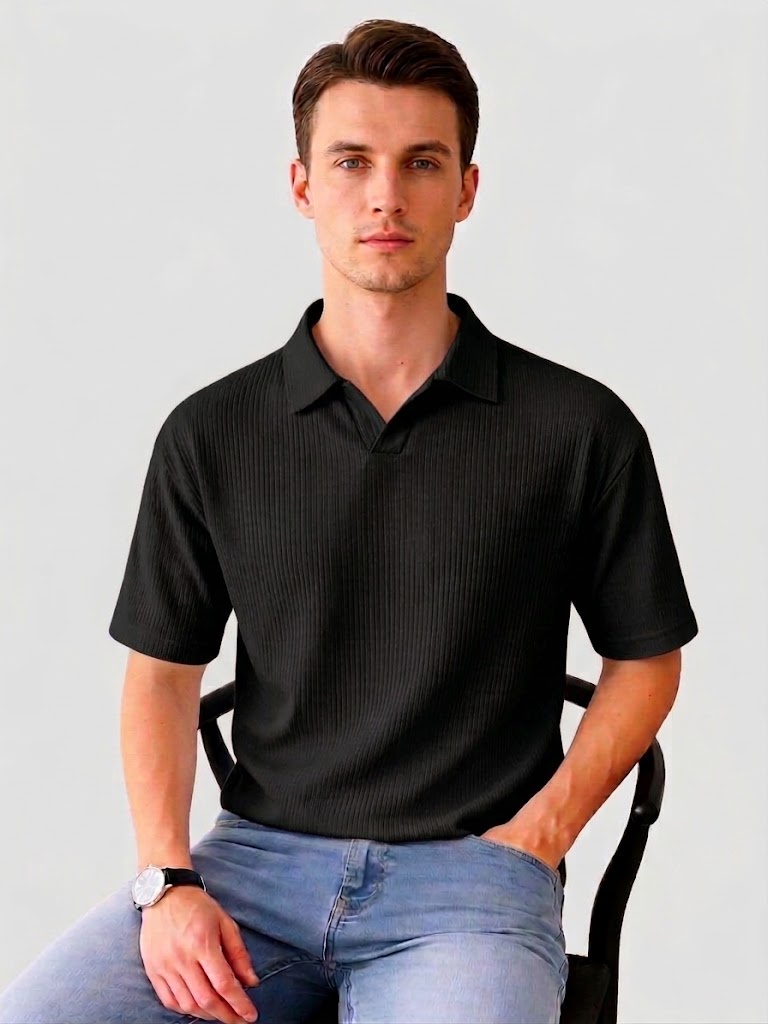 تيشيرت بولو كاردونية مقلم | Striped Cardonia Polo T-Shirt