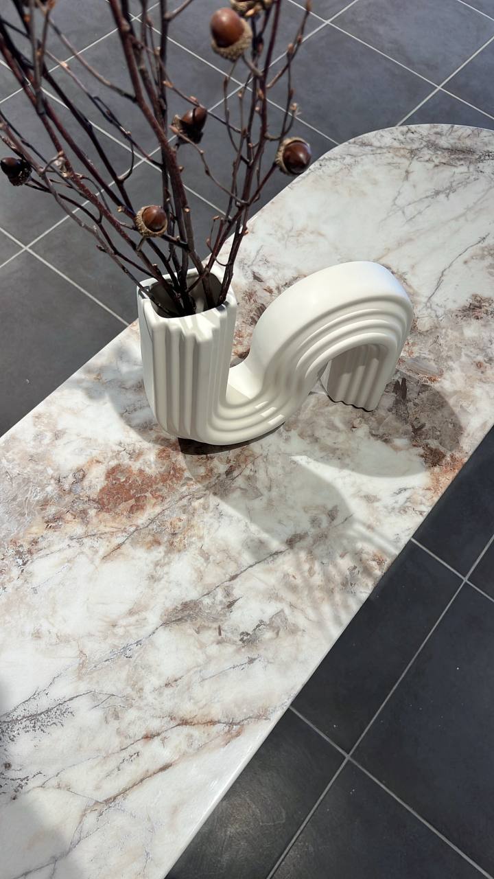 مدخل بسطح  رخامي - 140×40 سم