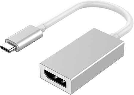  USB C to DisplayPort Adapter 8K Compatible with DP/HDTV Or MacBook/Chromebook, Note 8/S8/S8 Plus, iMac, Dell (USB C to DisplayPort Adapter-8K)