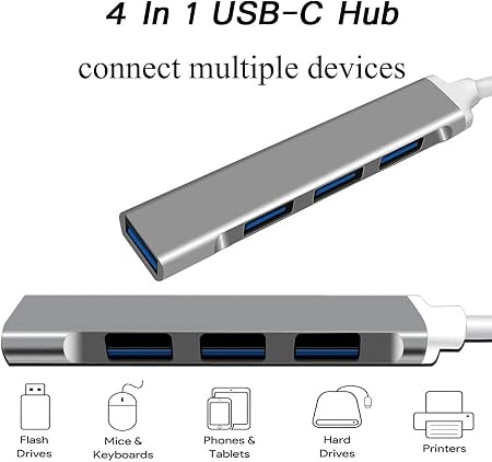 AVVA type c hub USB 3.0 4p