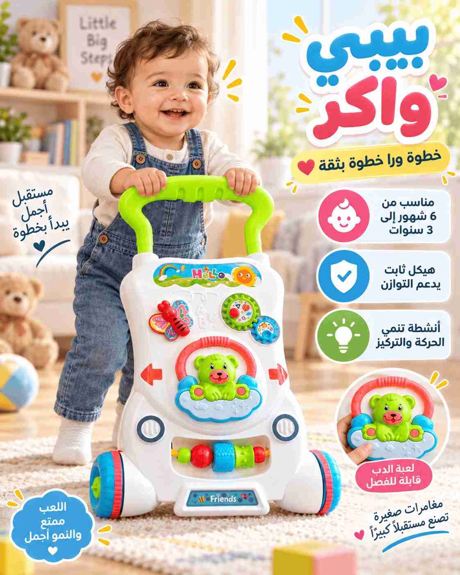 طفل يستخدم البيبي واكر