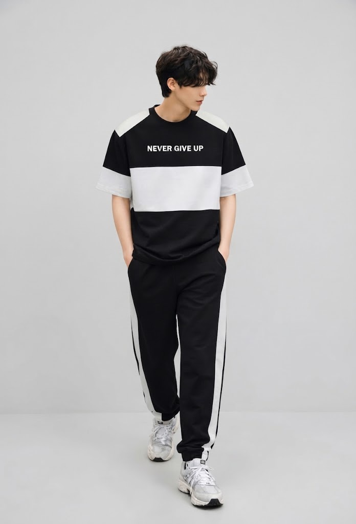 Never Give Up Tracksuit | ترنج Never give up