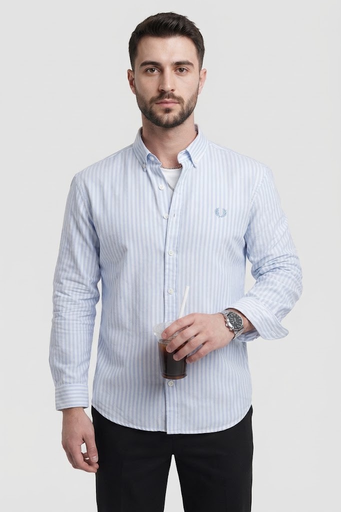 قميص اكسفورد مقلم | Striped Oxford Shirt
