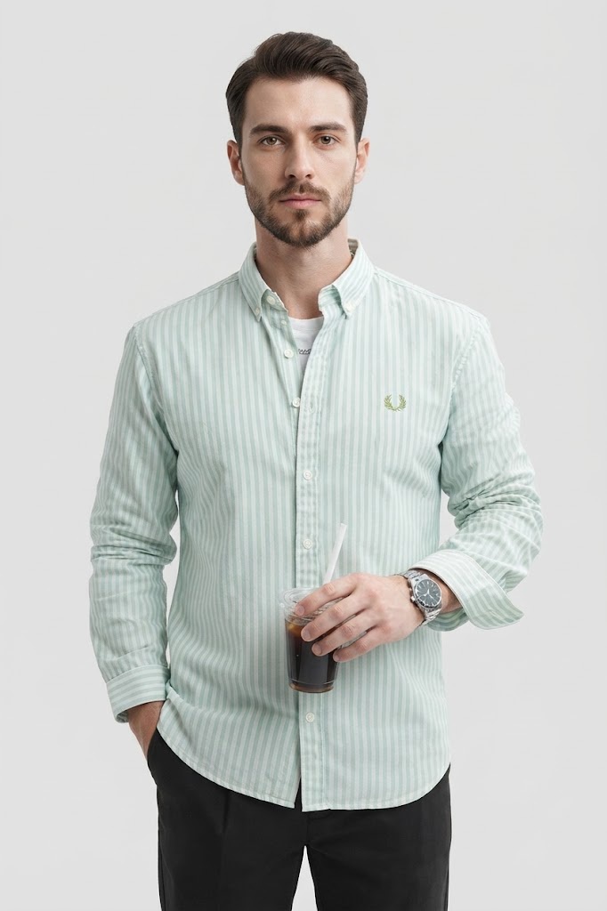 قميص اكسفورد مقلم | Striped Oxford Shirt