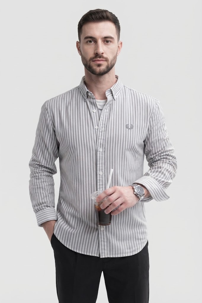 قميص اكسفورد مقلم | Striped Oxford Shirt
