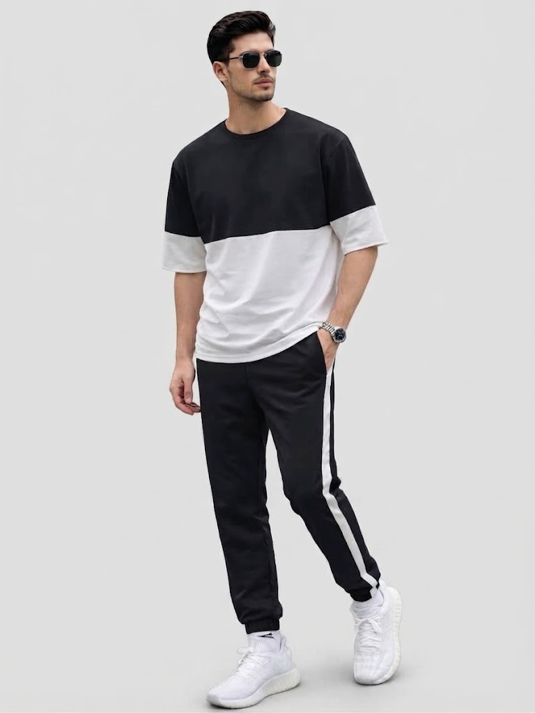ترنج نصين | Two-Tone Tracksuit