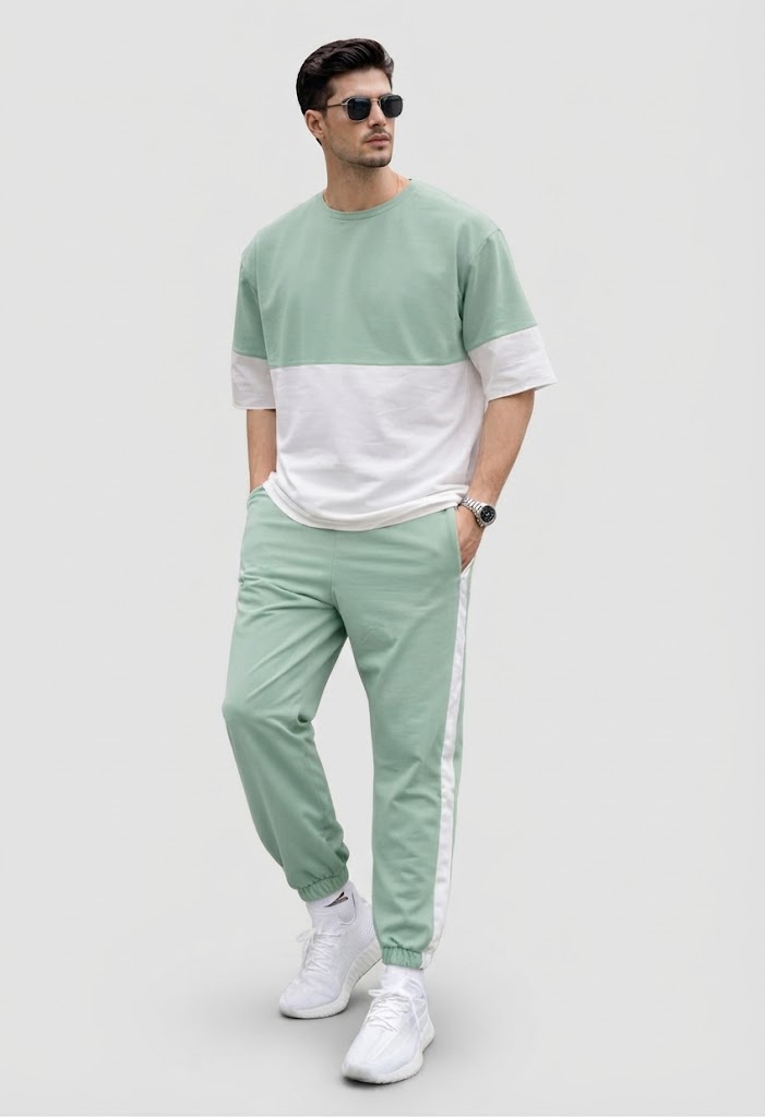 ترنج نصين | Two-Tone Tracksuit