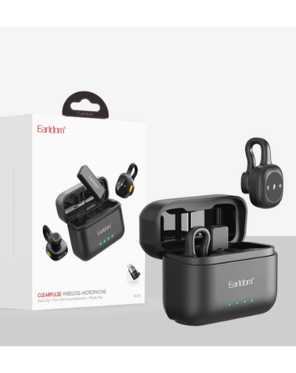 Earldom Clearpulse Wireless Microphone MC18 One-Click Noise Reduction Mic