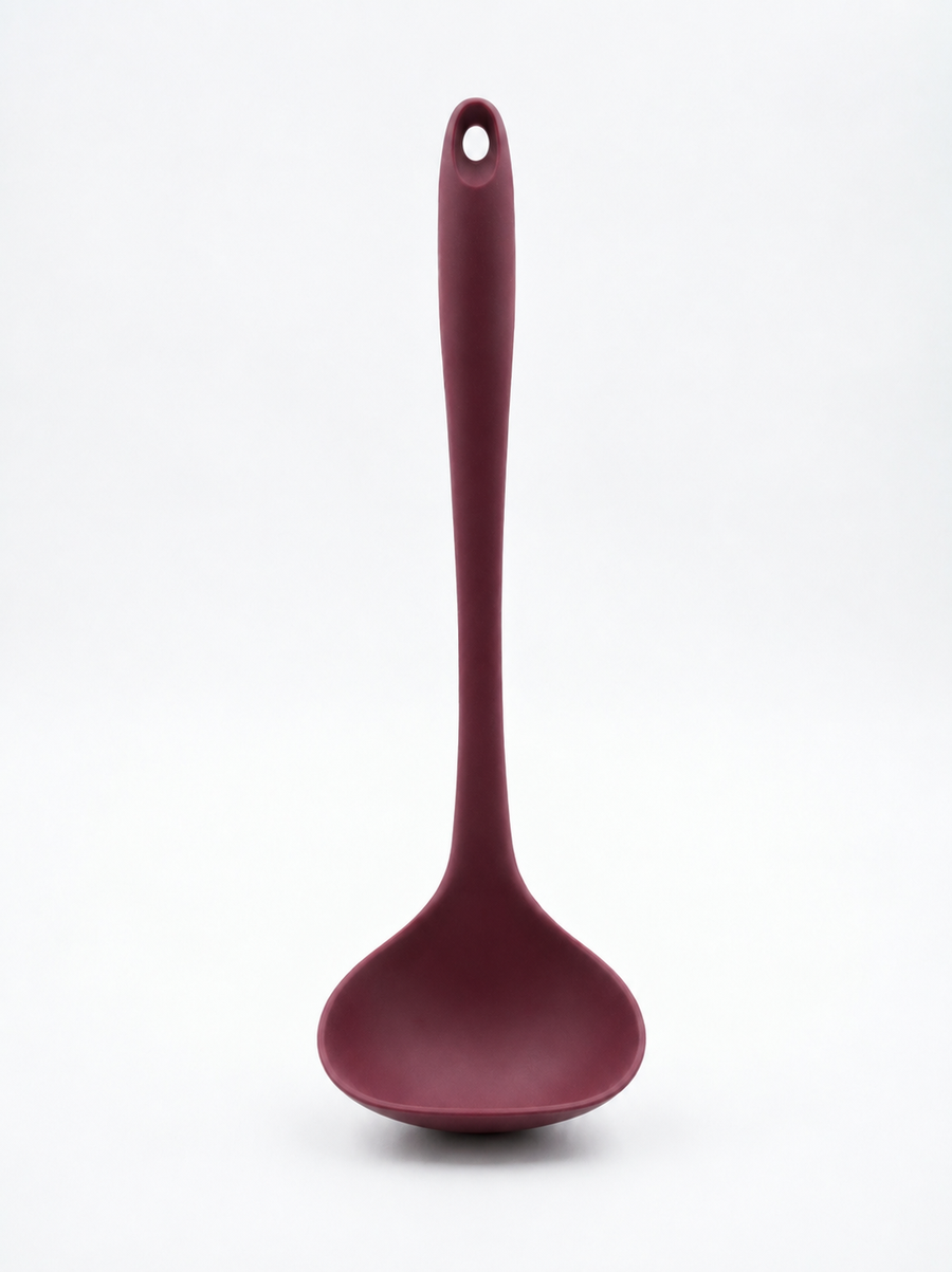  Silicone Soup Ladle – Kitchen Serving and Cooking Spoon