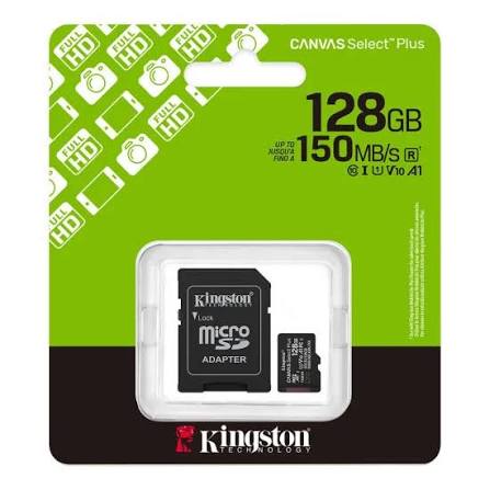 بطاقة ذاكرة كينجستون 128 جيجابايت - KingStone Memory Card 64GB (ضمان 12 شهر)